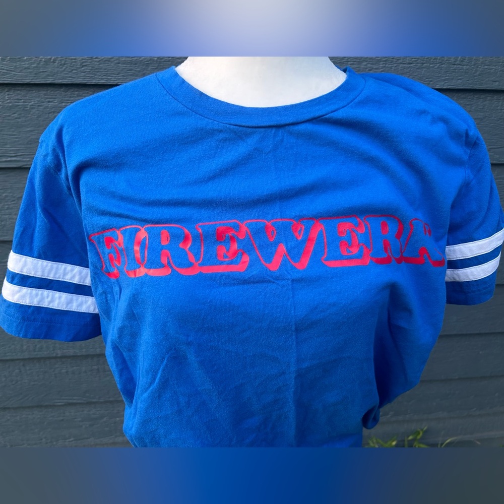 PINK ladies 4th of July top- summer- firewerk